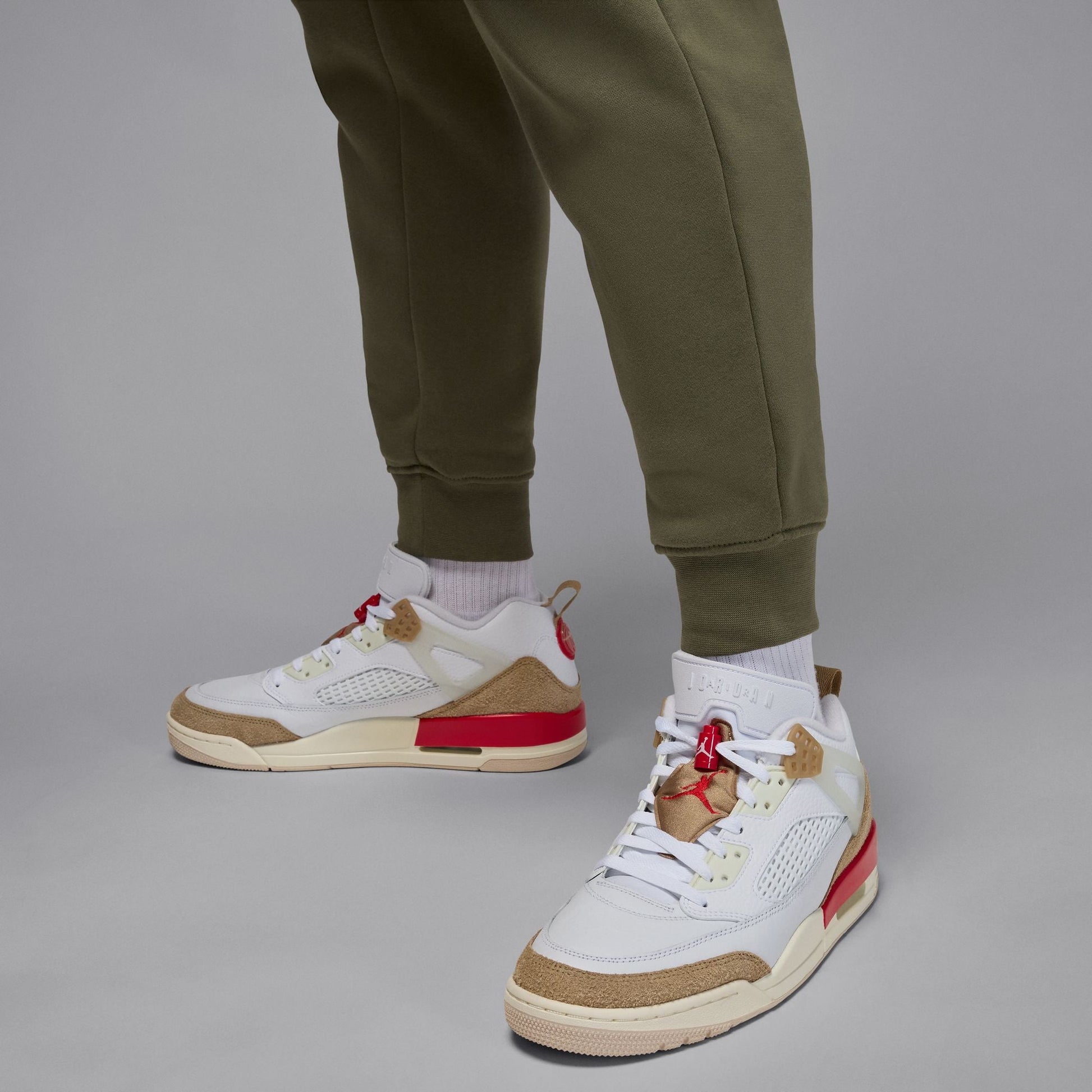 Air Jordan Mens Brooklyn Fleece Joggers - Medium Olive Denim Exchange