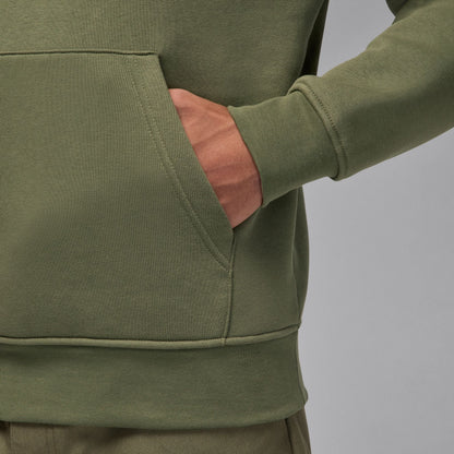 Air Jordan Mens Brooklyn Fleece Pullover Hoodie - Medium Olive Denim Exchange
