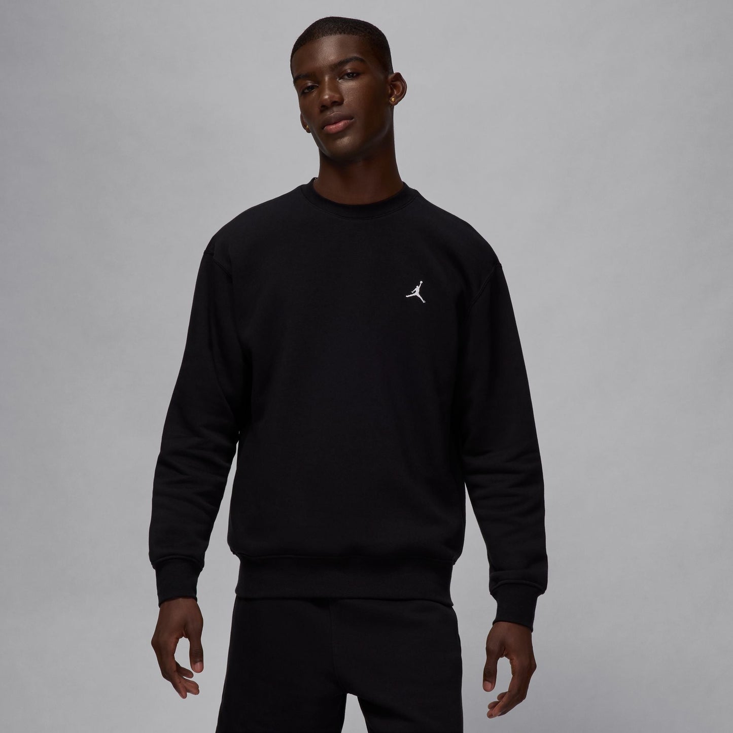 Air Jordan Brooklyn Fleece Crewneck - Black/White Denim Exchange