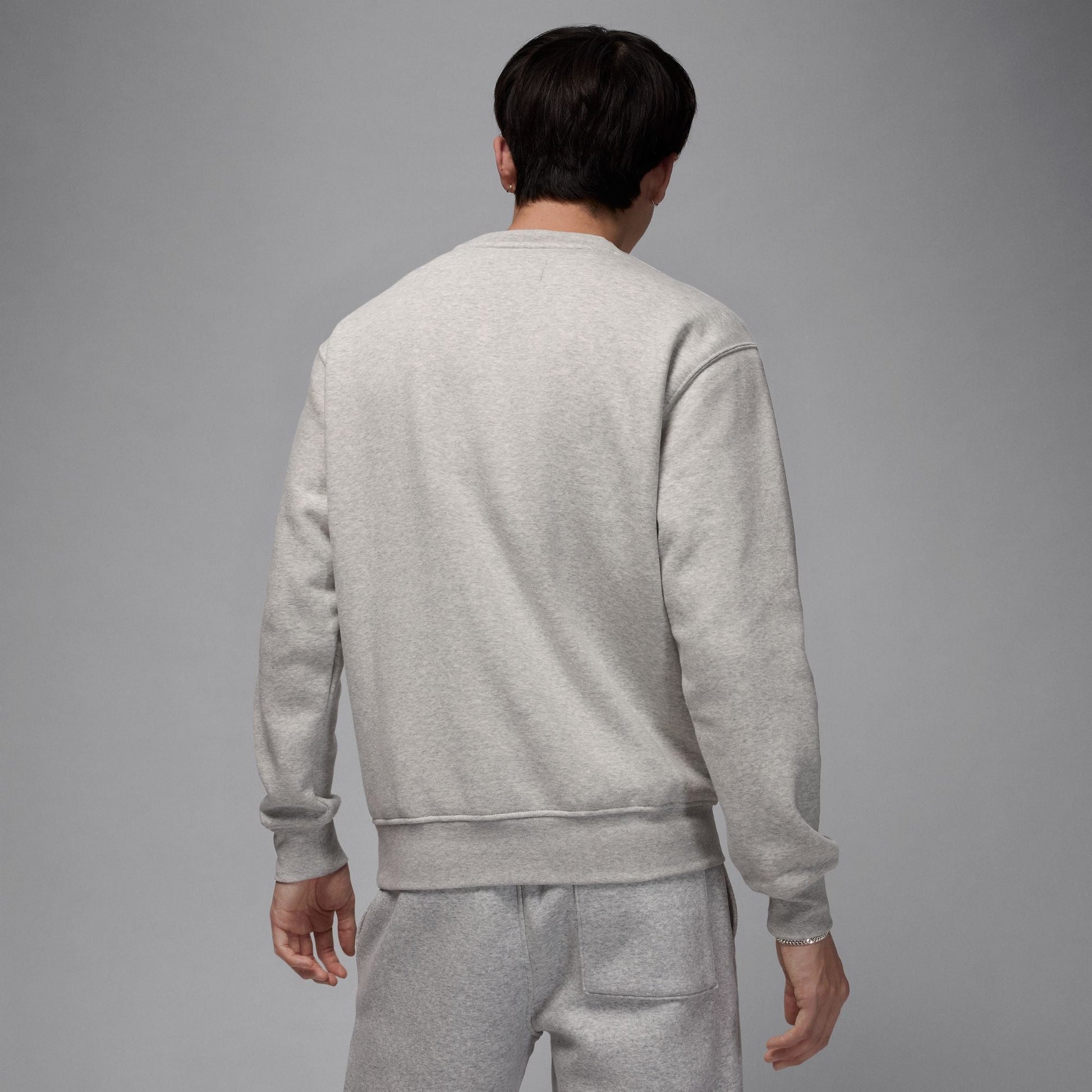 Air Jordan Brooklyn Fleece Crewneck - Light Grey Denim Exchange