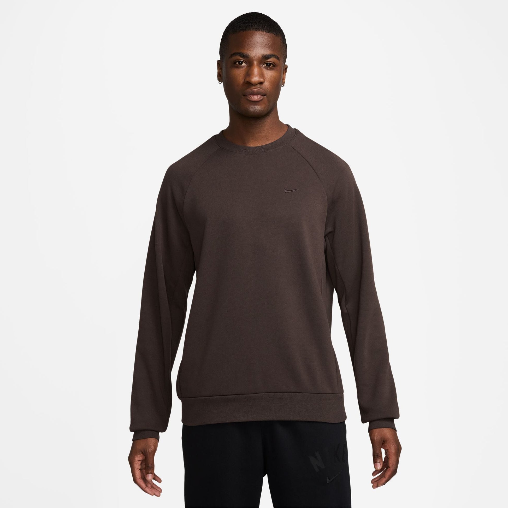 Nike Mens Primary Fleece Long Sleeve - Baroque Brown Denim Exchange