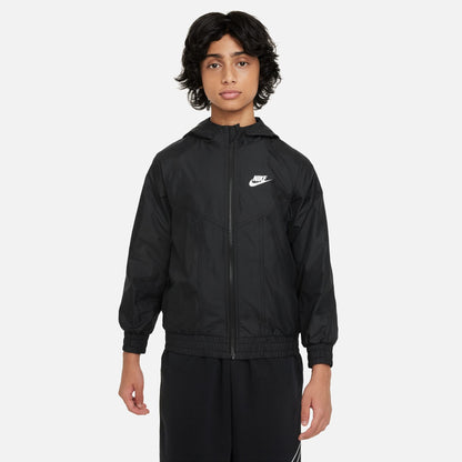 Nike Kids Sportswear Windrunner Jacket - Black Denim Exchange