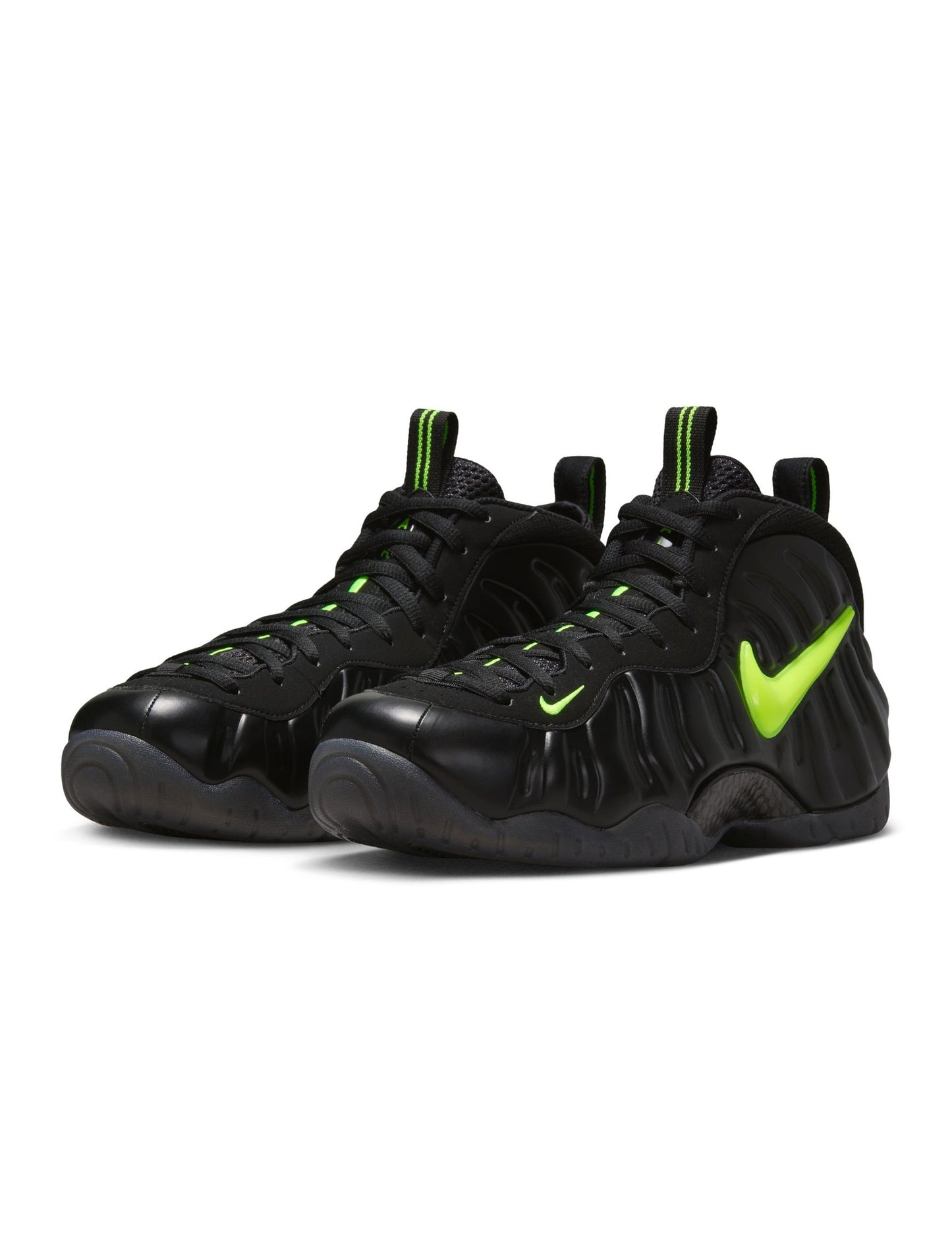 Nike Mens Air Foamposite Pro - Black/Voltage Denim Exchange