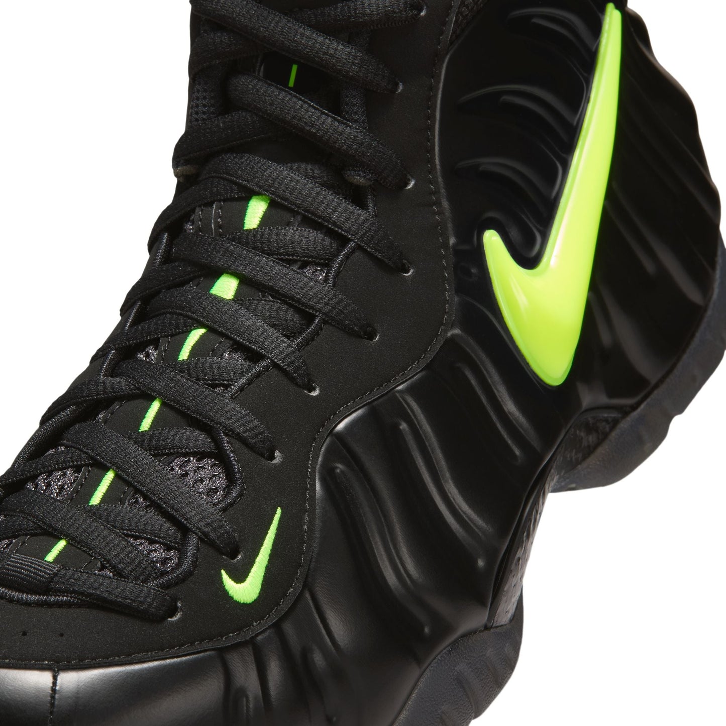 Nike Mens Air Foamposite Pro - Black/Voltage Denim Exchange