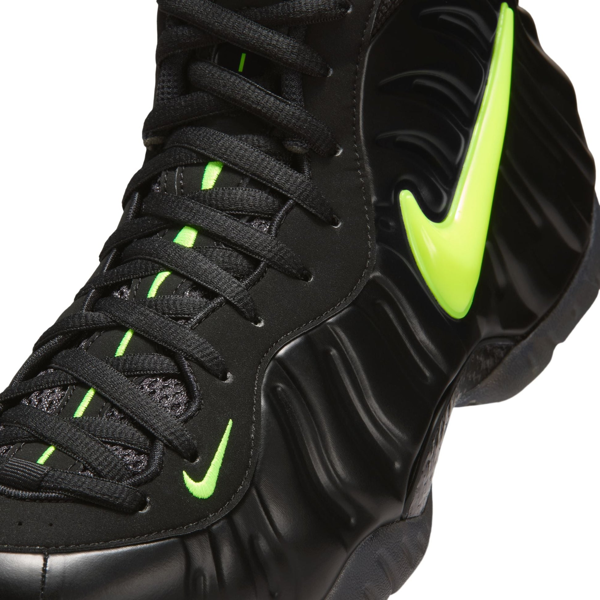 Nike Mens Air Foamposite Pro - Black/Voltage Denim Exchange