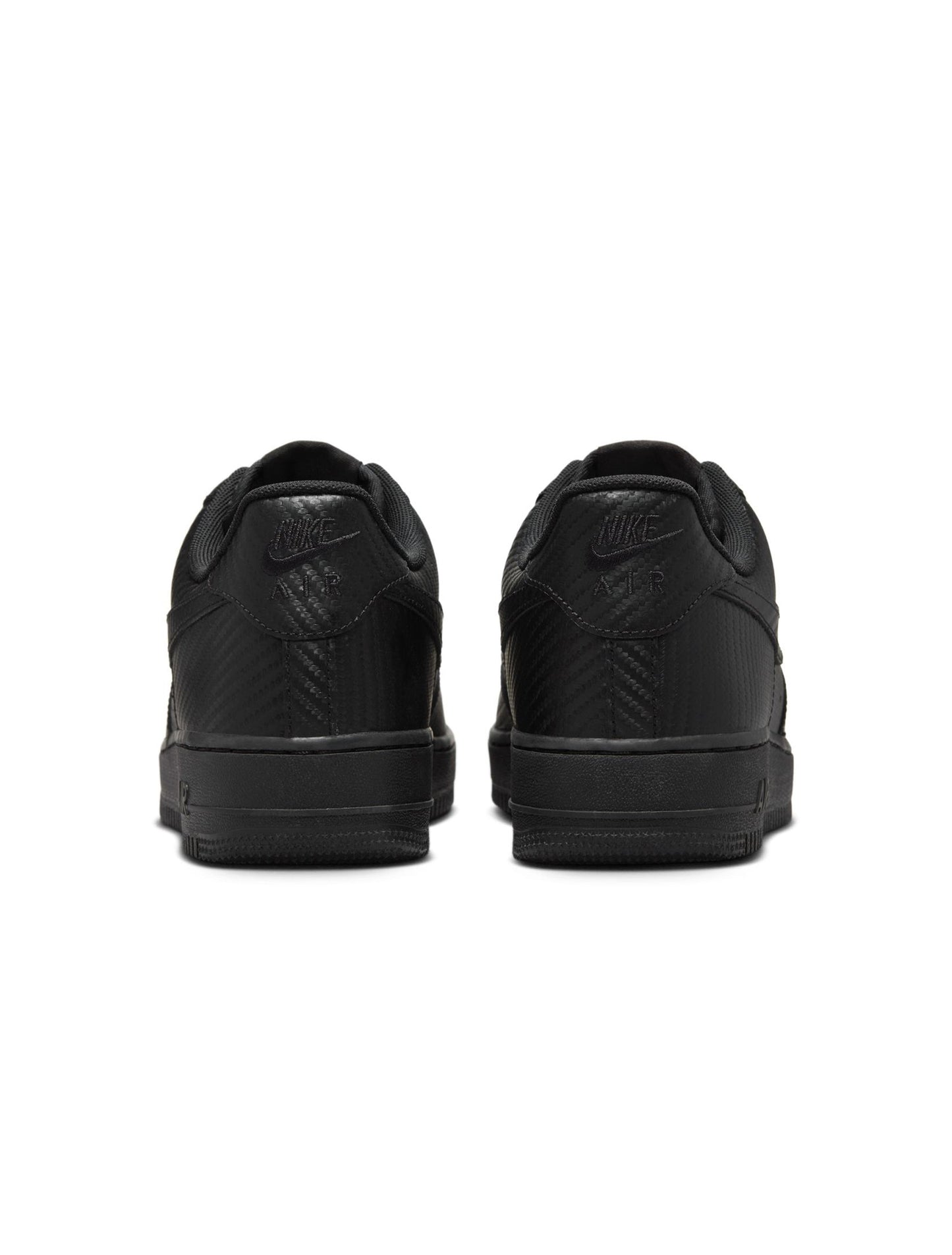 Nike Mens Air Force 1 '07  - Black Carbon Fiber Denim Exchange