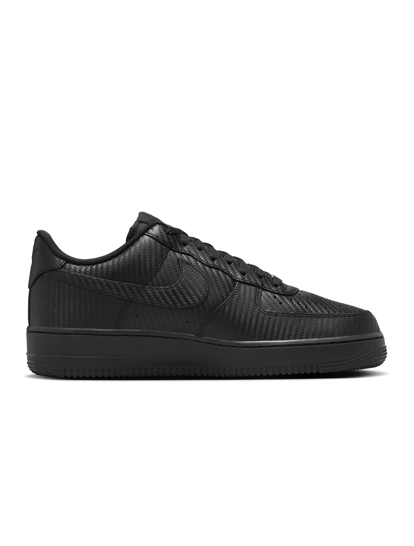 Nike Mens Air Force 1 '07  - Black Carbon Fiber Denim Exchange