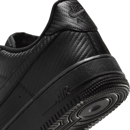 Nike Mens Air Force 1 '07  - Black Carbon Fiber Denim Exchange
