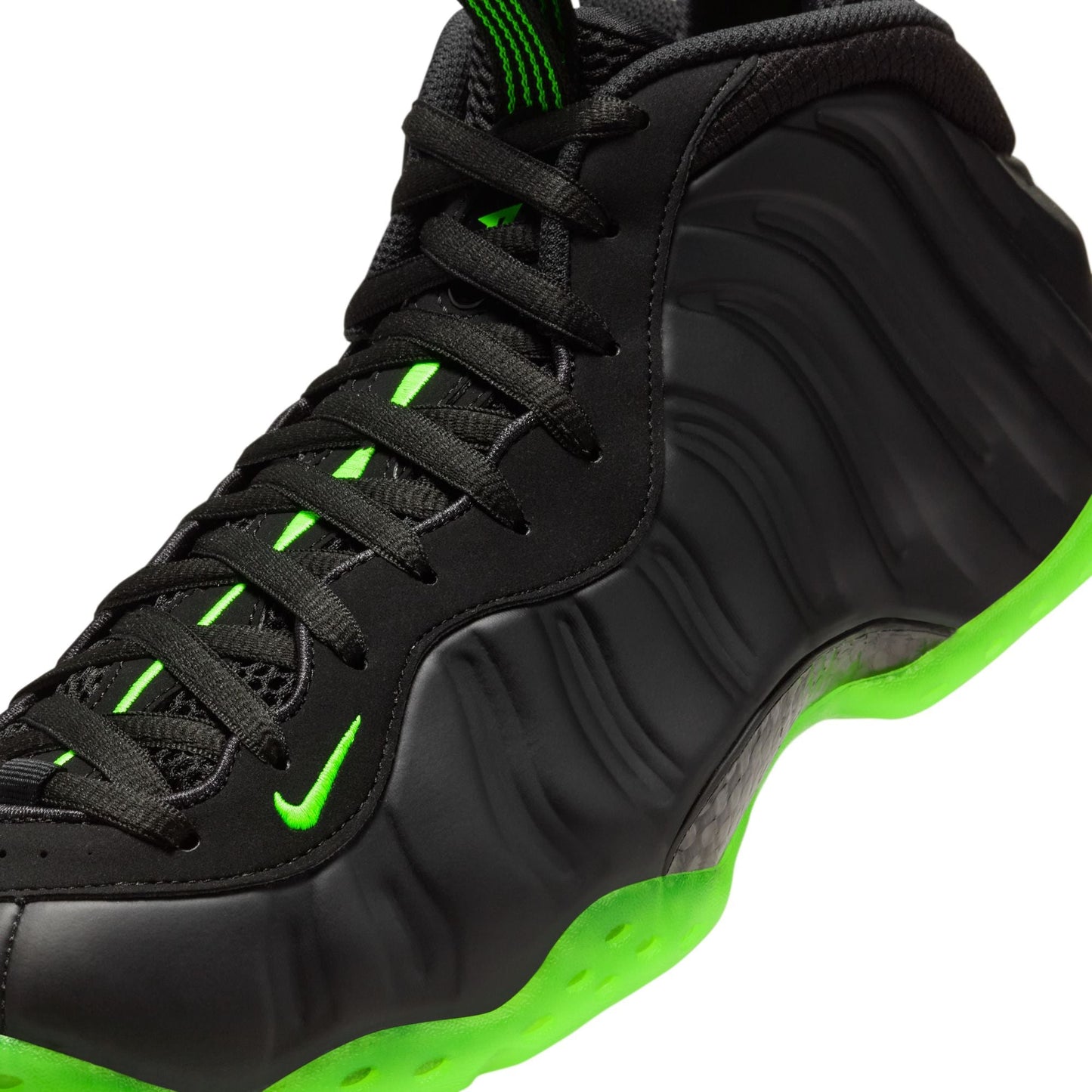 Nike Mens Air Foamposite One - Black/Volt Denim Exchange