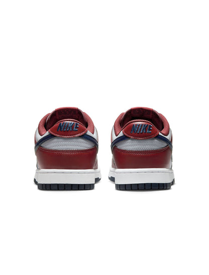 Nike Mens Dunk Low Retro - Wolf Grey/Team Red Denim Exchange