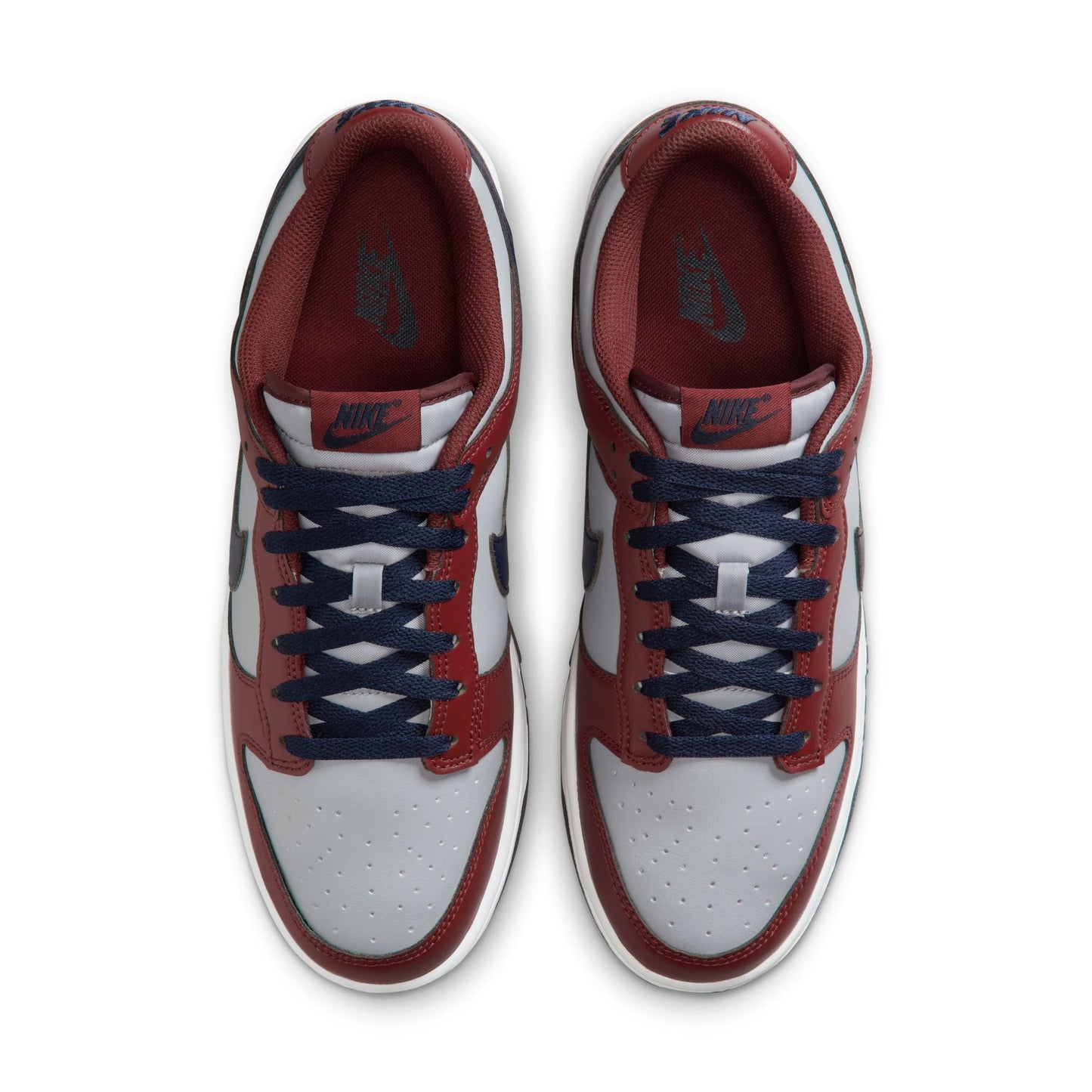 Nike Mens Dunk Low Retro - Wolf Grey/Team Red Denim Exchange