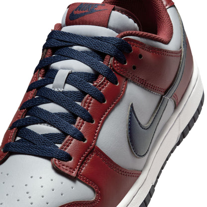 Nike Mens Dunk Low Retro - Wolf Grey/Team Red Denim Exchange