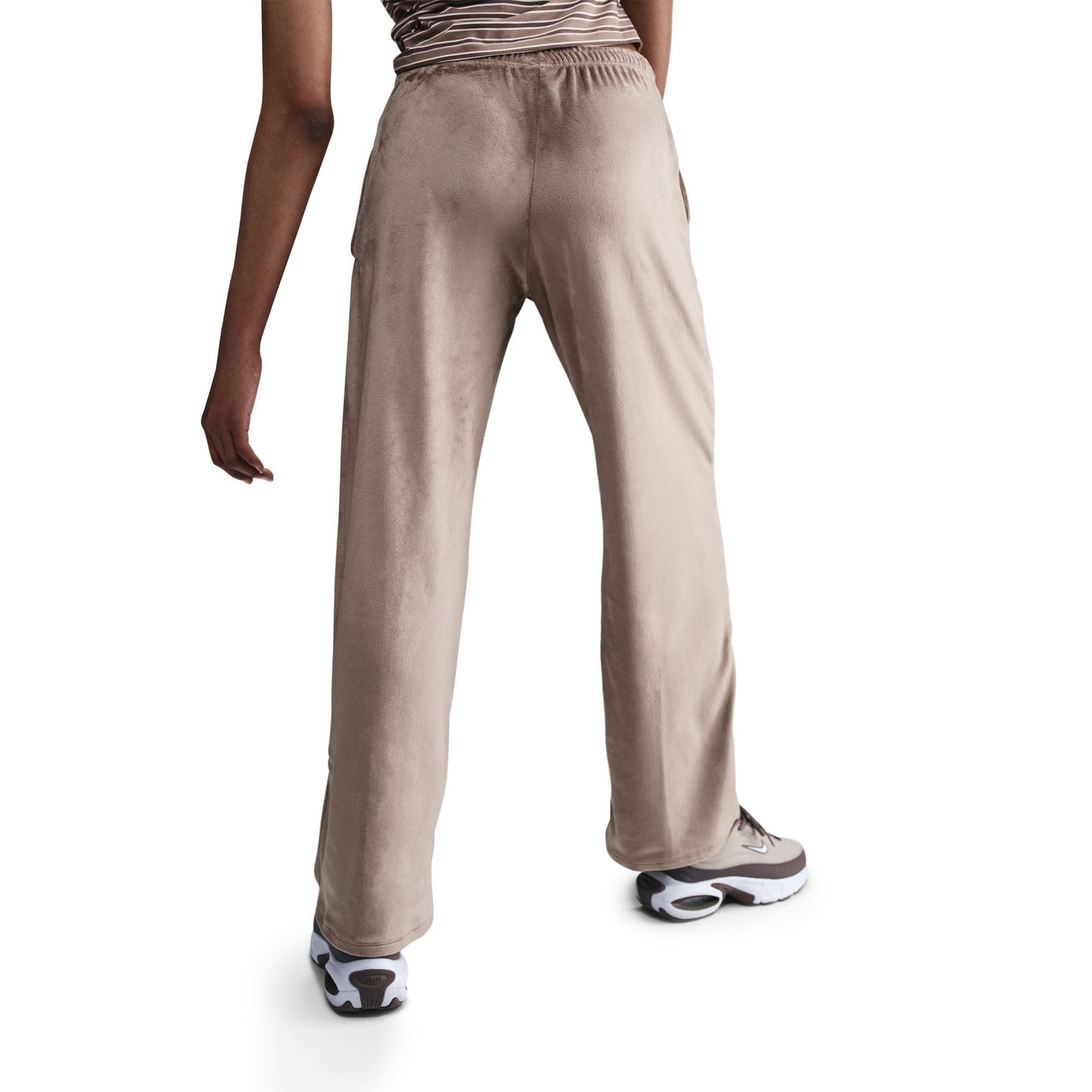 Nike Womens Sportswear Chill Knit Pants - Mink Brown Denim Exchange