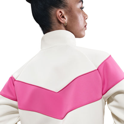 Nike Womens Sportswear Windrunner Knit Jacket - Sail/Playful Pink Denim Exchange