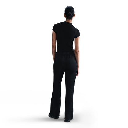 Nike Womens Mid Rise Slim Knit Trousers - Black Denim Exchange