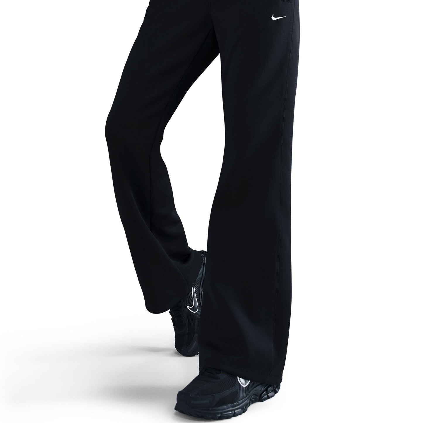 Nike Womens Mid Rise Slim Knit Trousers - Black Denim Exchange