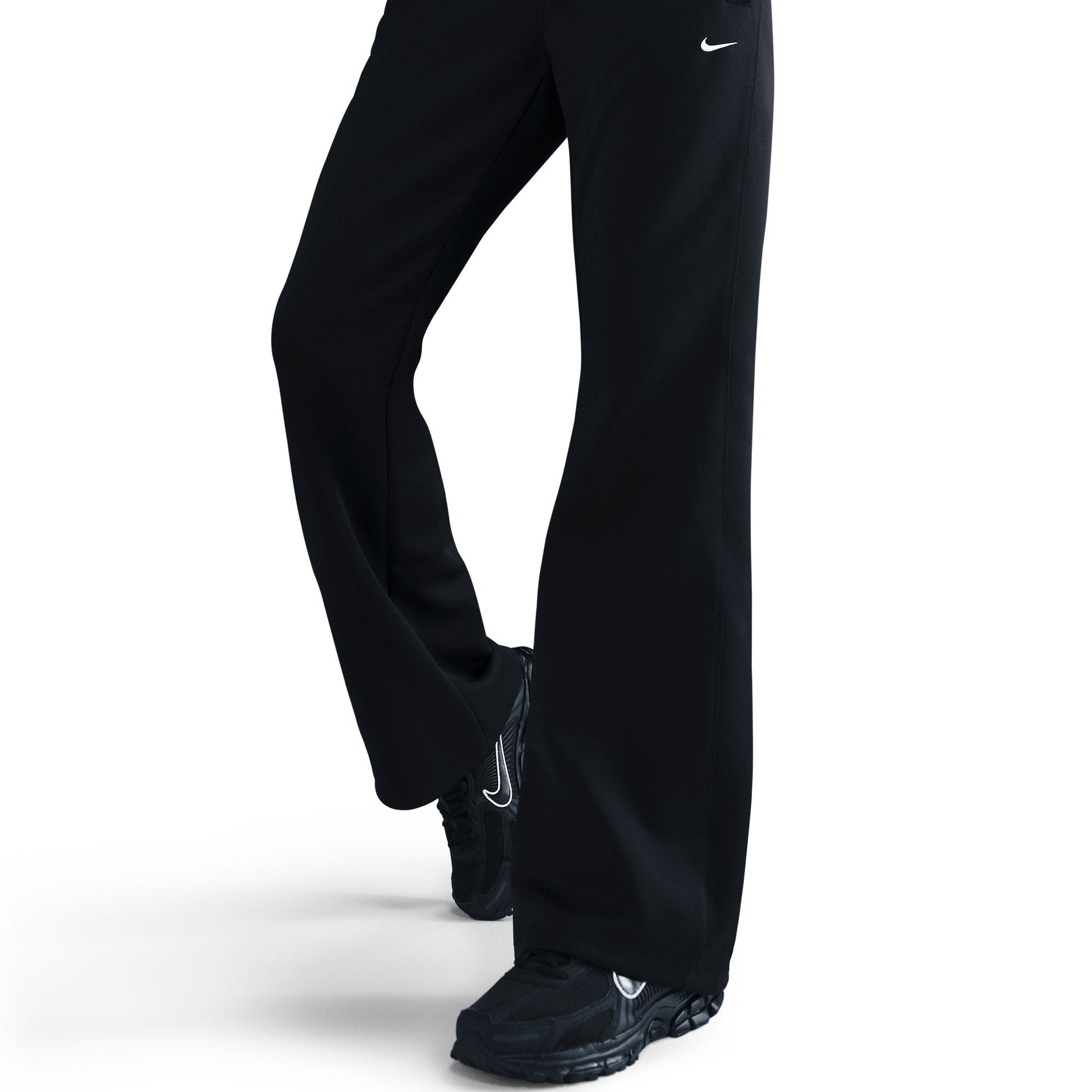 Nike Womens Mid Rise Slim Knit Trousers - Black Denim Exchange