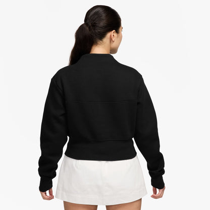 Nike Womens Sportswear Tech Cropped Top - Black Denim Exchange