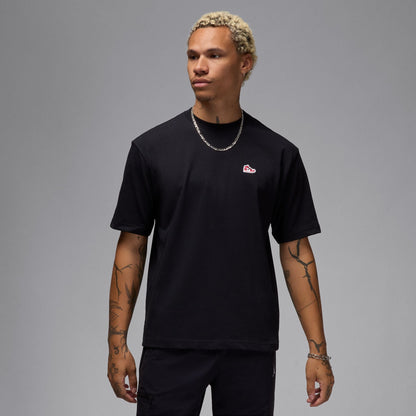 Air Jordan Mens Sneaker Patch Tee - Black Denim Exchange