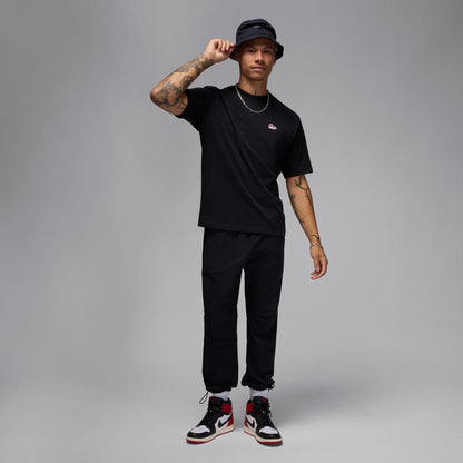 Air Jordan Mens Sneaker Patch Tee - Black Denim Exchange