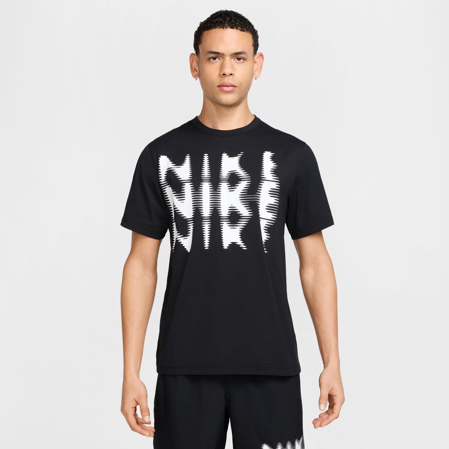 Nike Mens Hyverse Tee - Black/White Denim Exchange