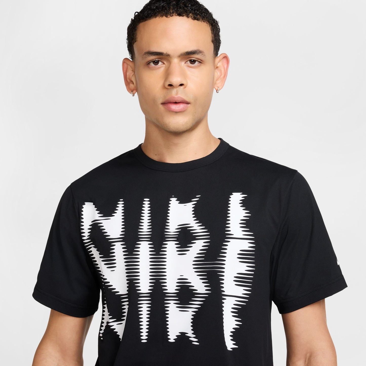 Nike Mens Hyverse Tee - Black/White Denim Exchange