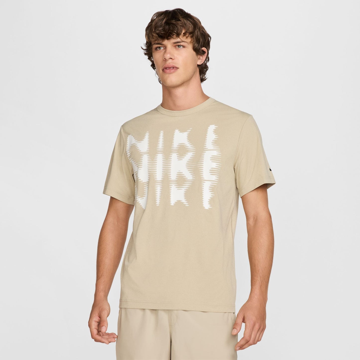 Nike Mens Hyverse Tee - Desert Khaki Denim Exchange
