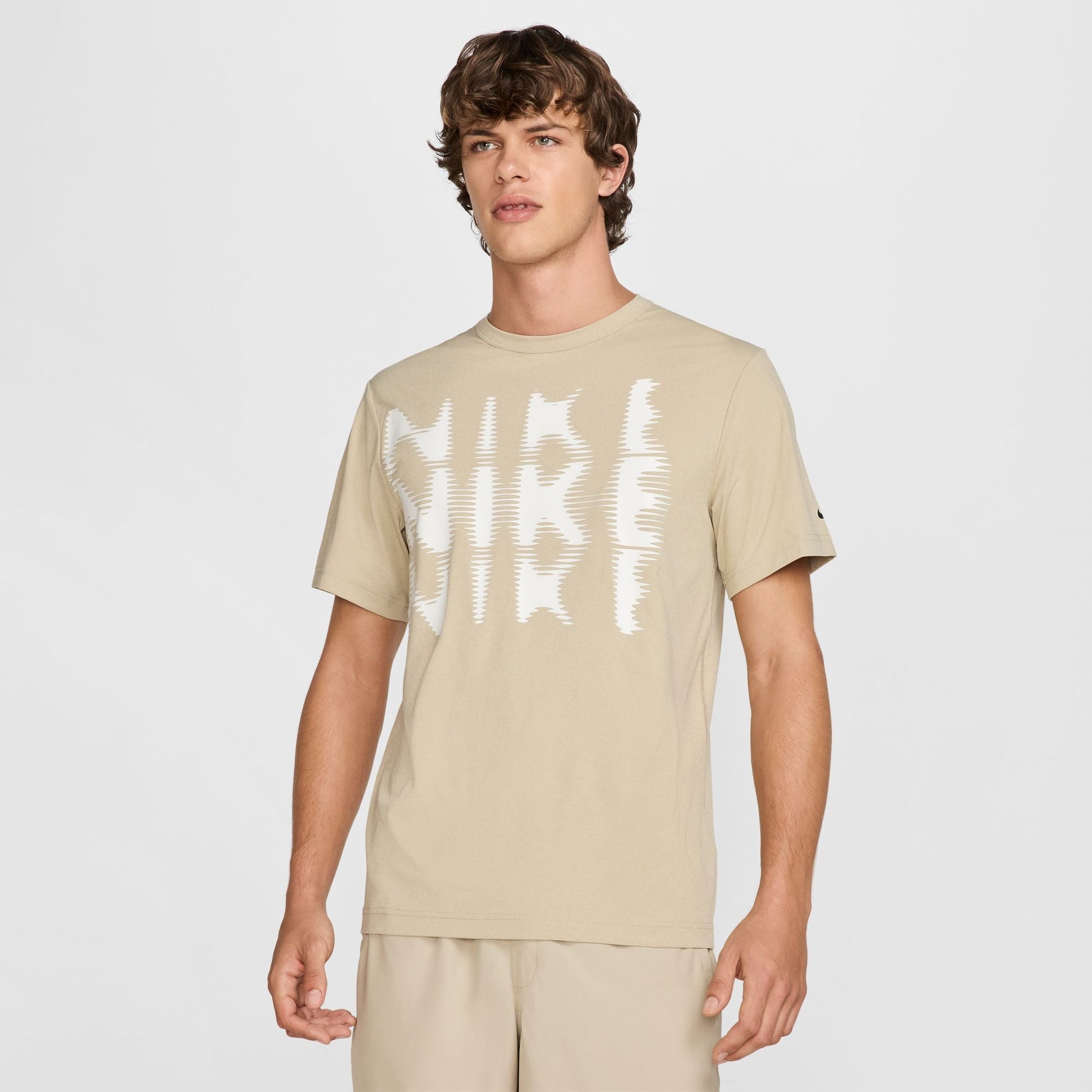 Nike Mens Hyverse Tee - Desert Khaki Denim Exchange