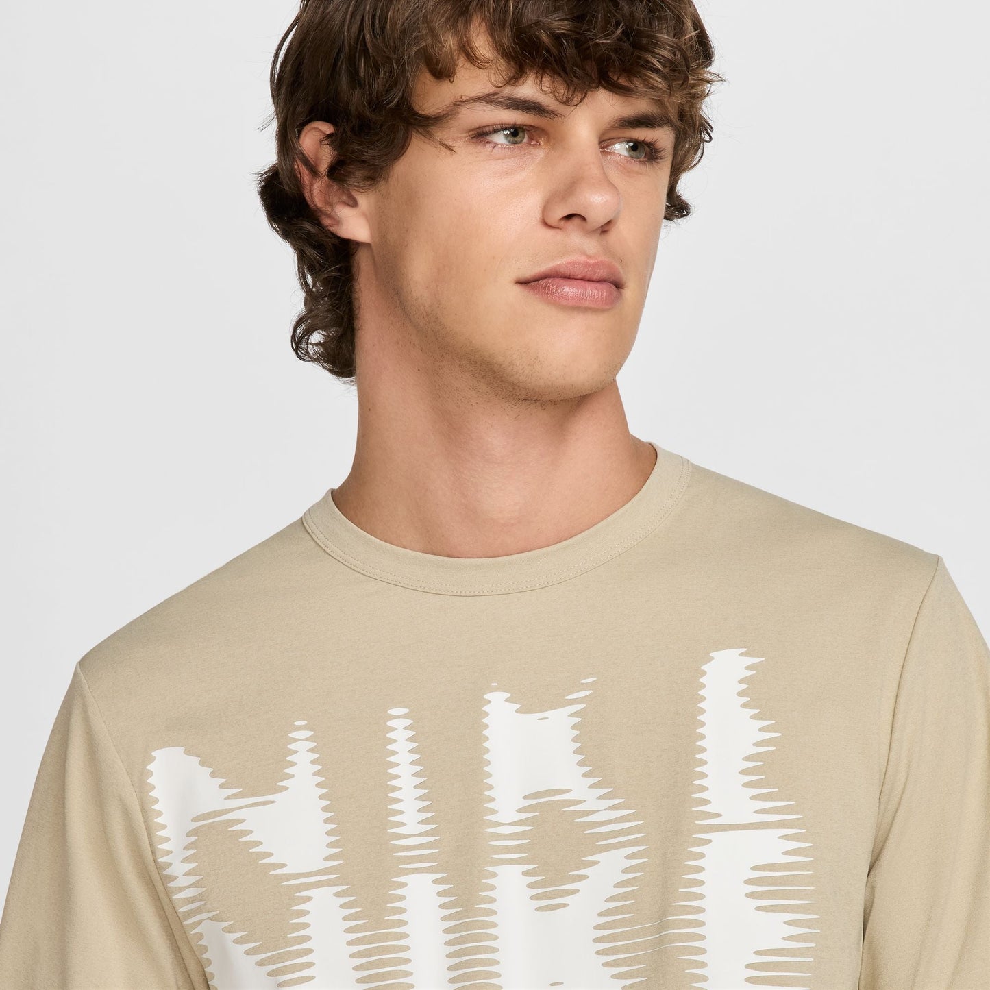 Nike Mens Hyverse Tee - Desert Khaki Denim Exchange