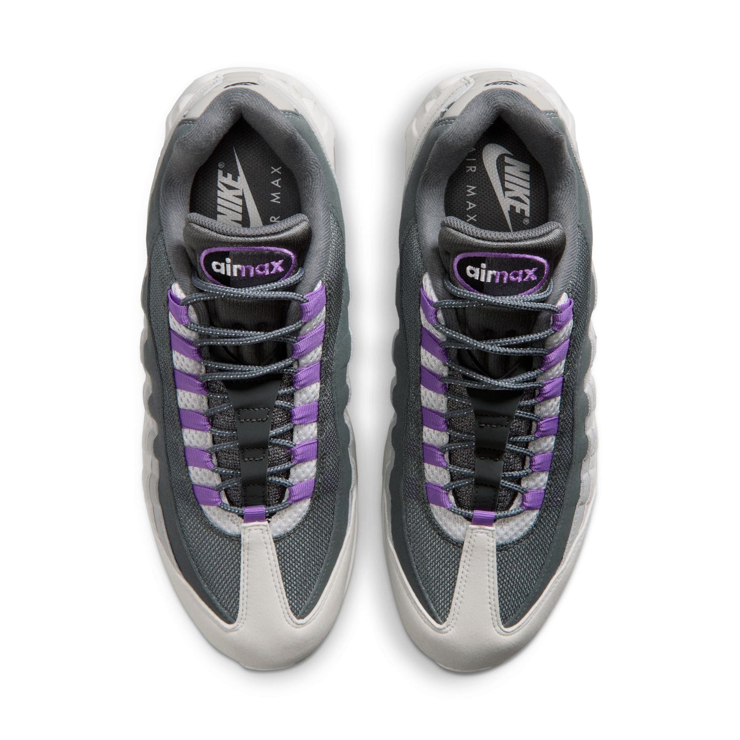 Nike Mens Air Max 95 Big Bubble OG - Photon Dust/Bright Violet Denim Exchange