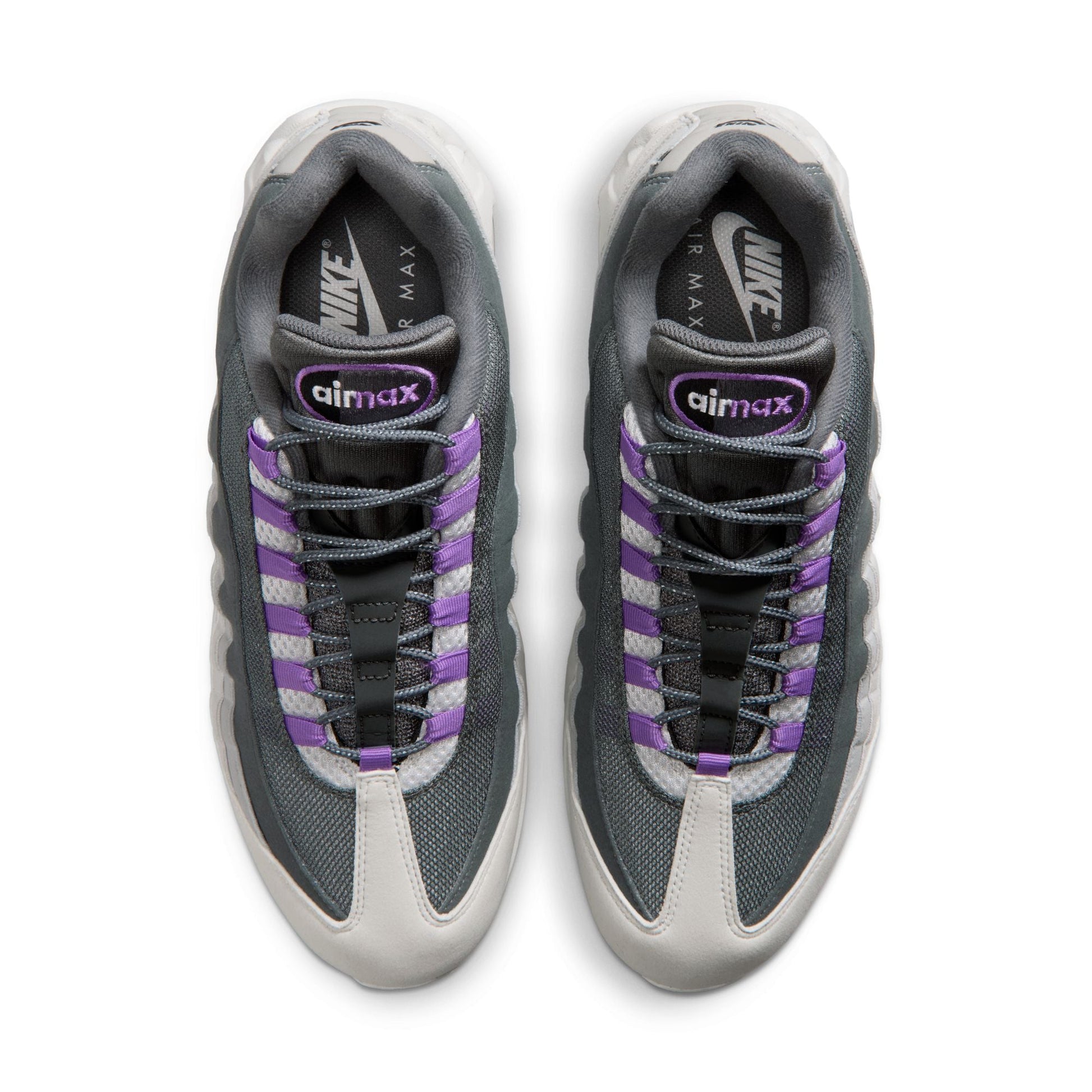 Nike Mens Air Max 95 Big Bubble OG - Photon Dust/Bright Violet Denim Exchange