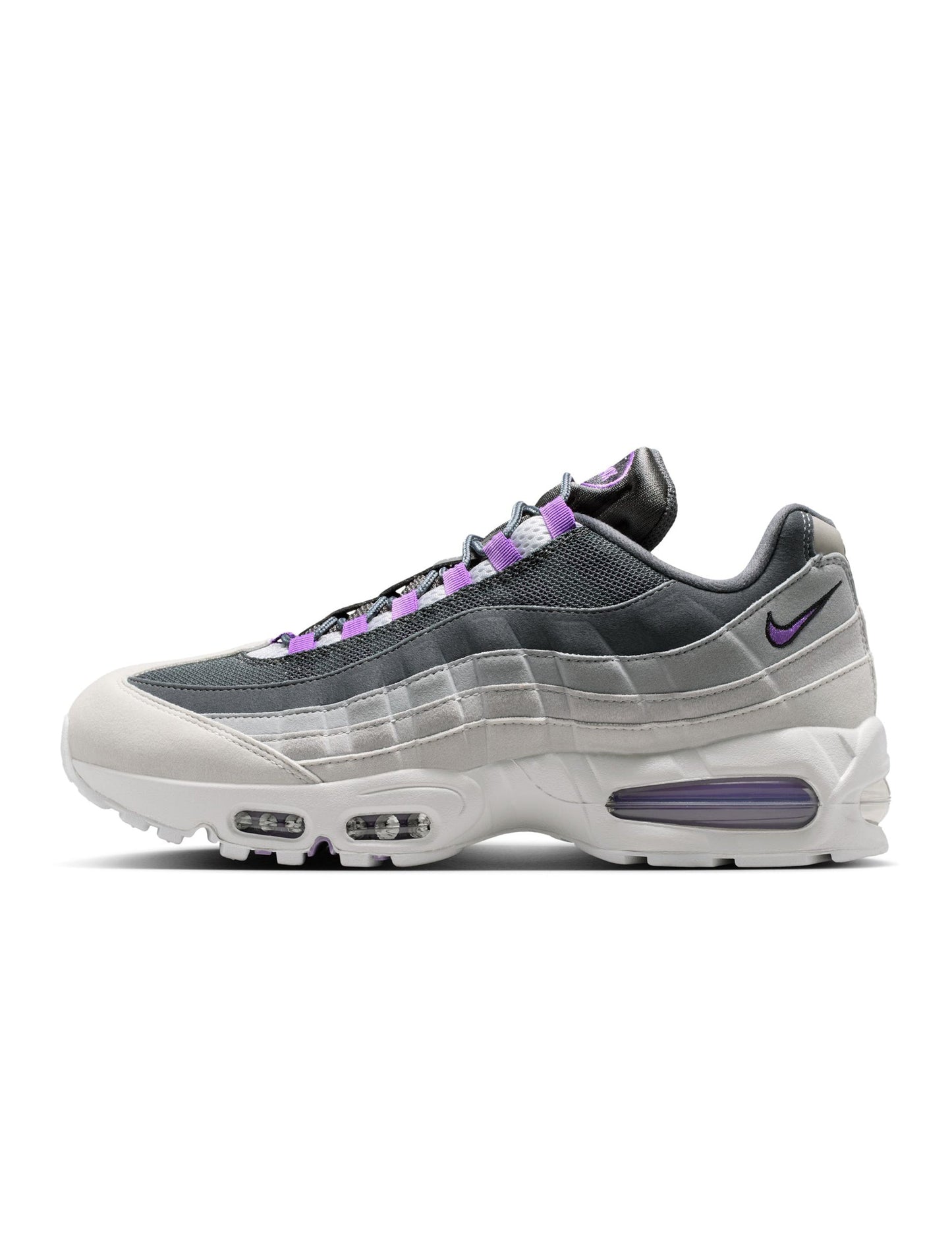 Nike Mens Air Max 95 Big Bubble OG - Photon Dust/Bright Violet Denim Exchange