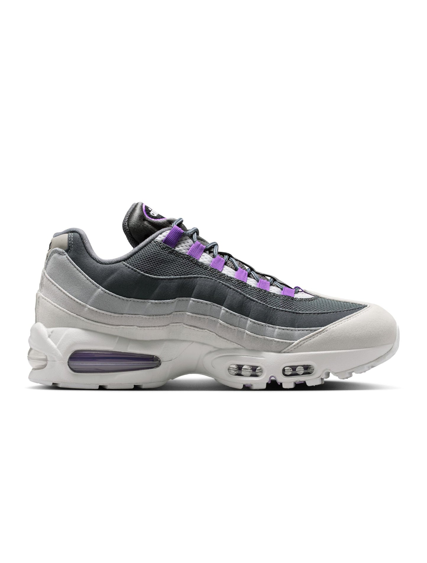 Nike Mens Air Max 95 Big Bubble OG - Photon Dust/Bright Violet Denim Exchange