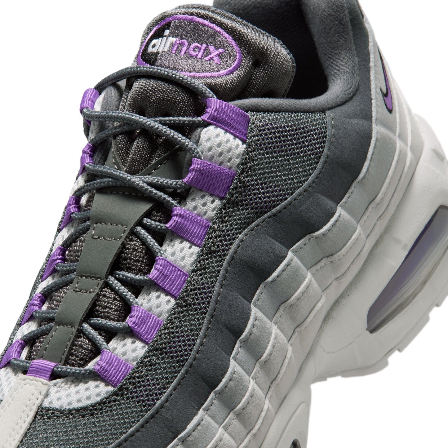 Nike Mens Air Max 95 Big Bubble OG - Photon Dust/Bright Violet Denim Exchange
