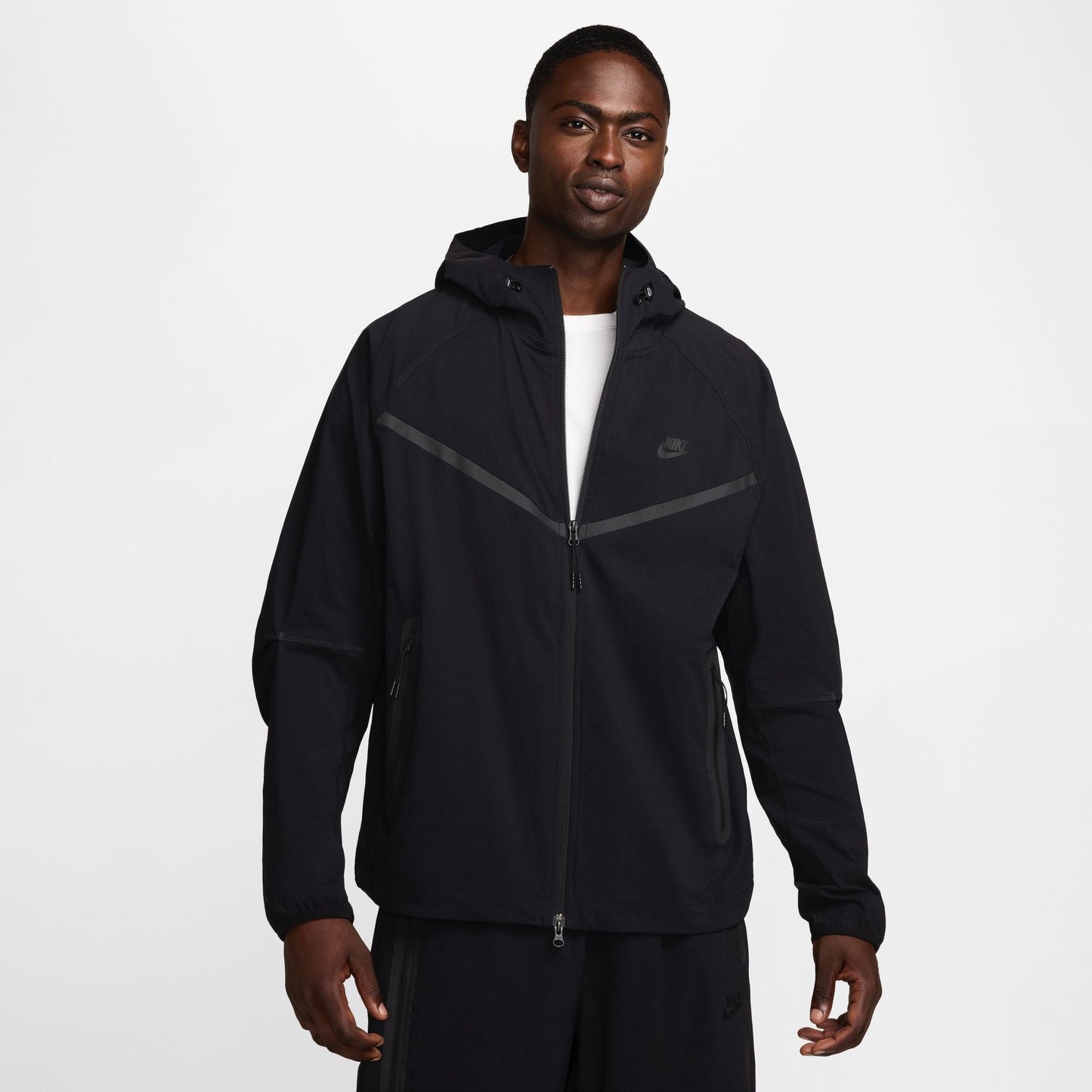 Nike Mens Tech Woven Jacket - Black Denim Exchange