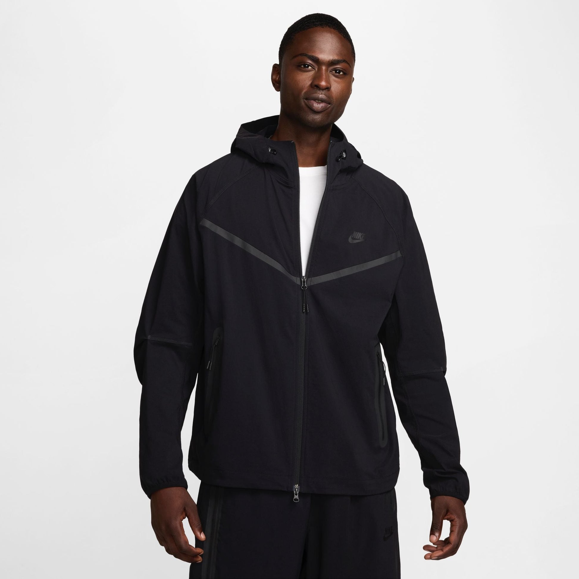 Nike Mens Tech Woven Jacket - Black Denim Exchange