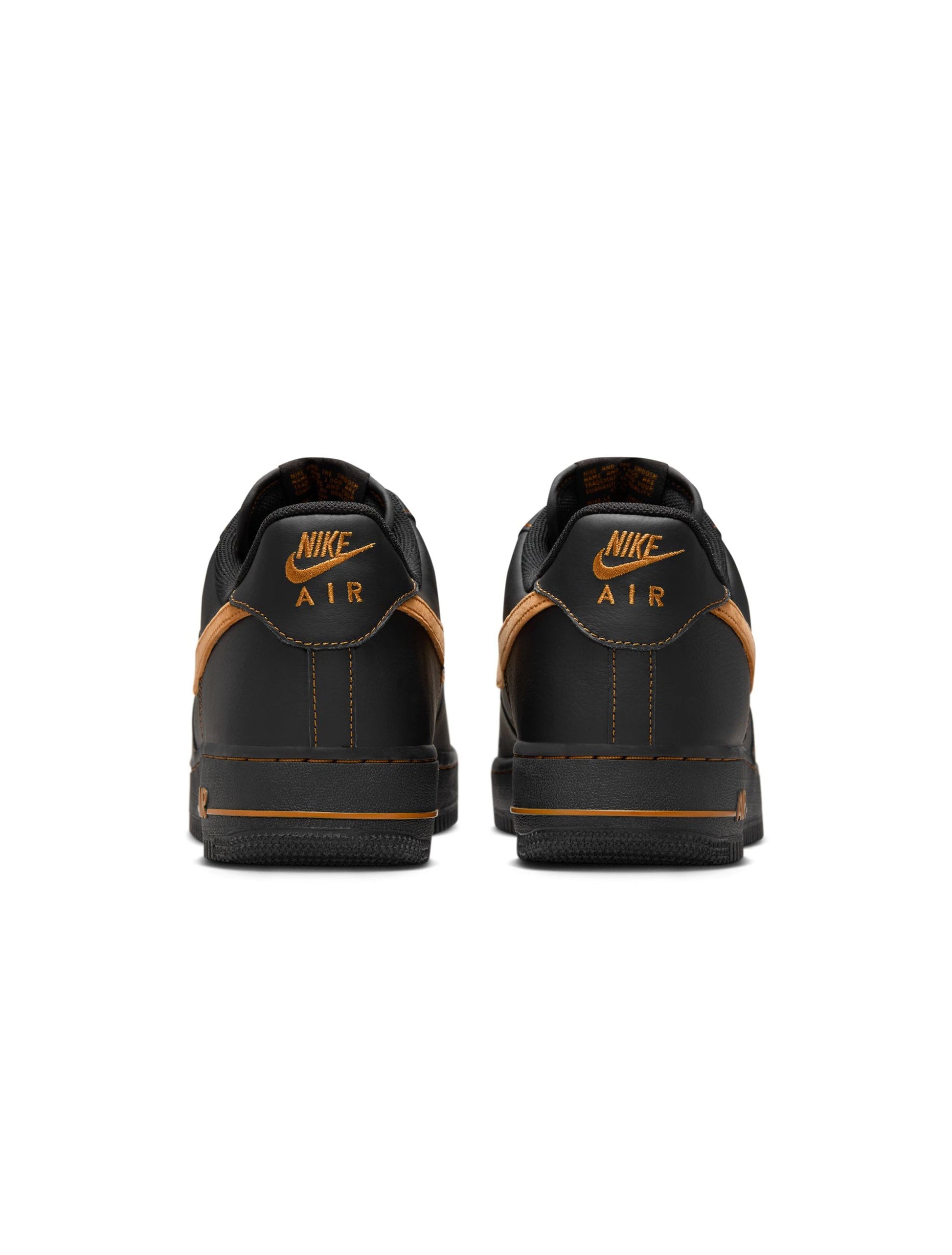 Nike Mens Air Force 1 '07 Lv8 - Black/Desert Ochre Denim Exchange