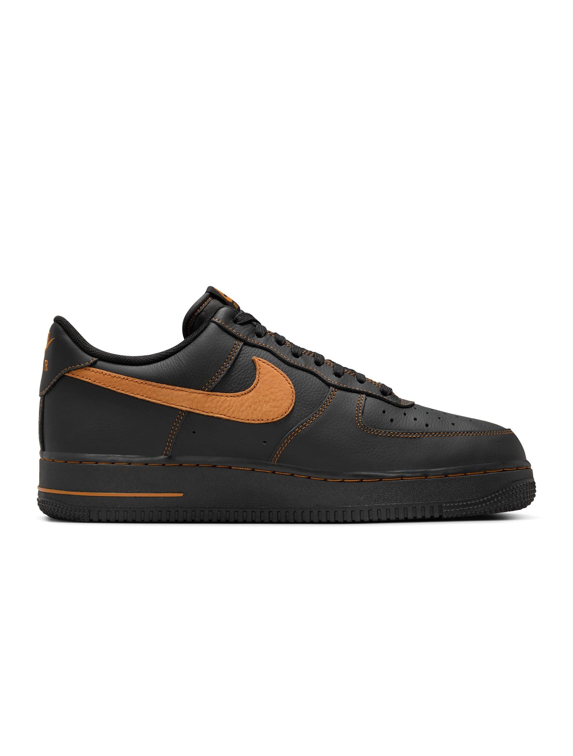 Nike Mens Air Force 1 '07 Lv8 - Black/Desert Ochre Denim Exchange