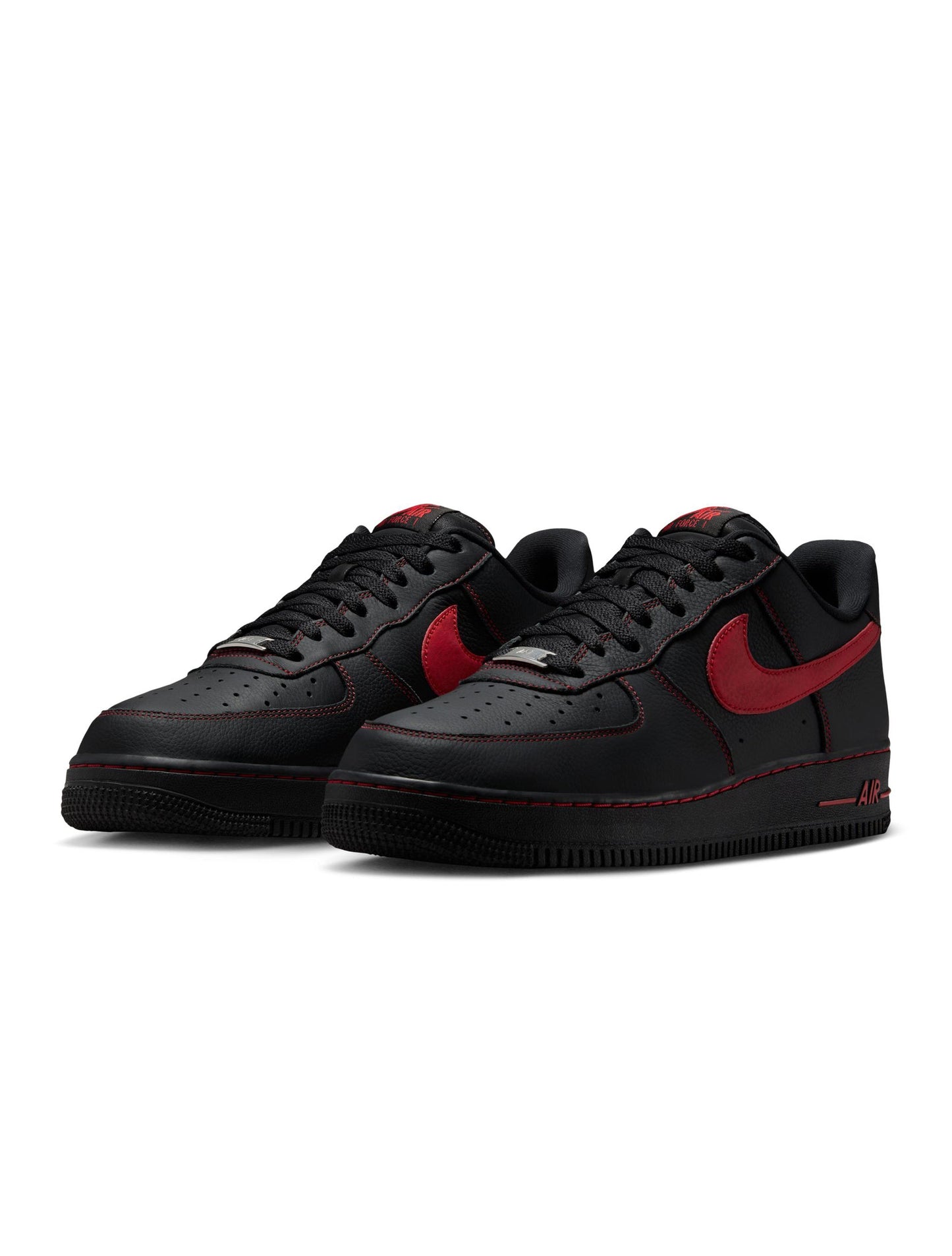 Nike Mens Air Force 1 '07 LV8 - Black/University Red Denim Exchange