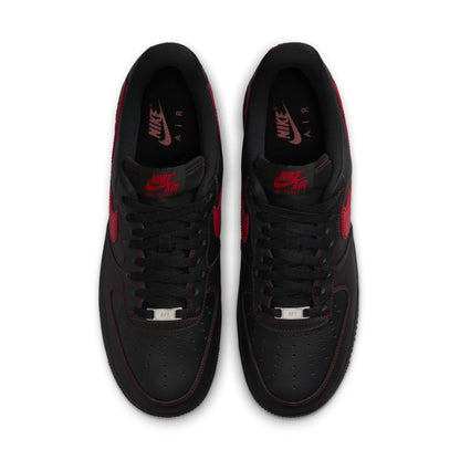 Nike Mens Air Force 1 '07 LV8 - Black/University Red Denim Exchange