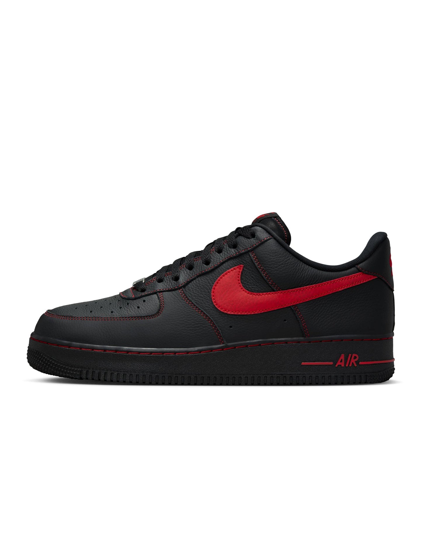 Nike Mens Air Force 1 '07 LV8 - Black/University Red Denim Exchange