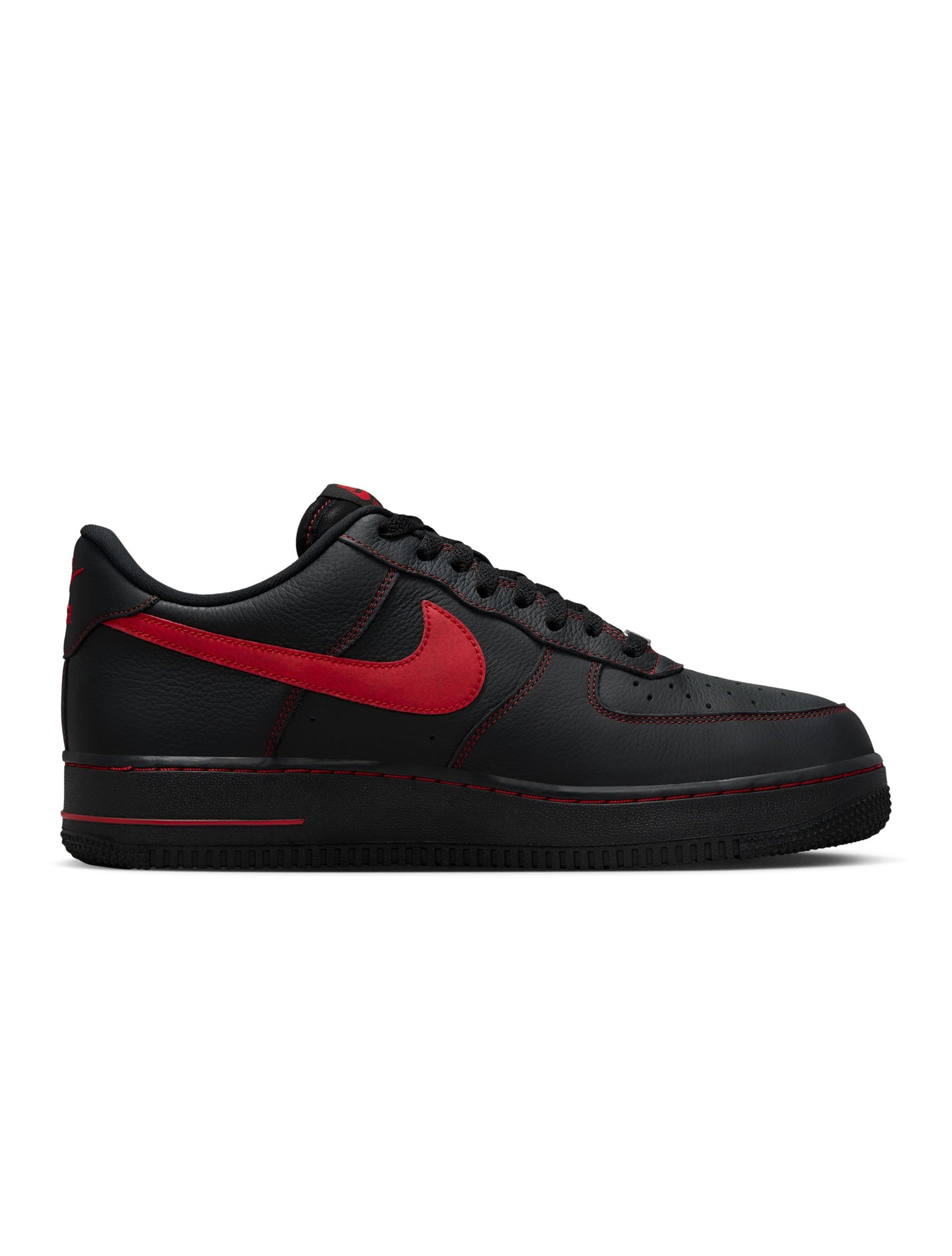 Nike Mens Air Force 1 '07 LV8 - Black/University Red Denim Exchange