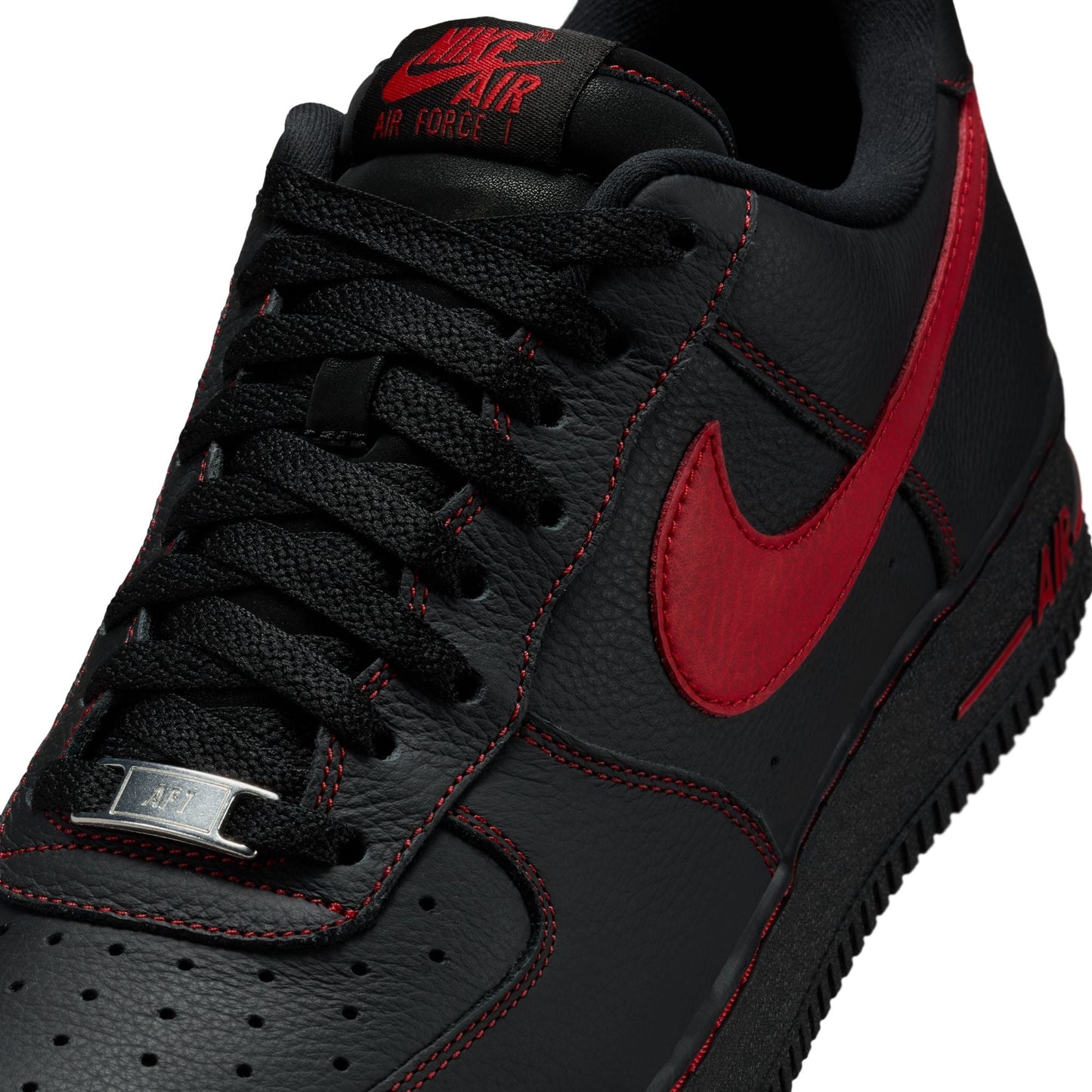 Nike Mens Air Force 1 '07 LV8 - Black/University Red Denim Exchange