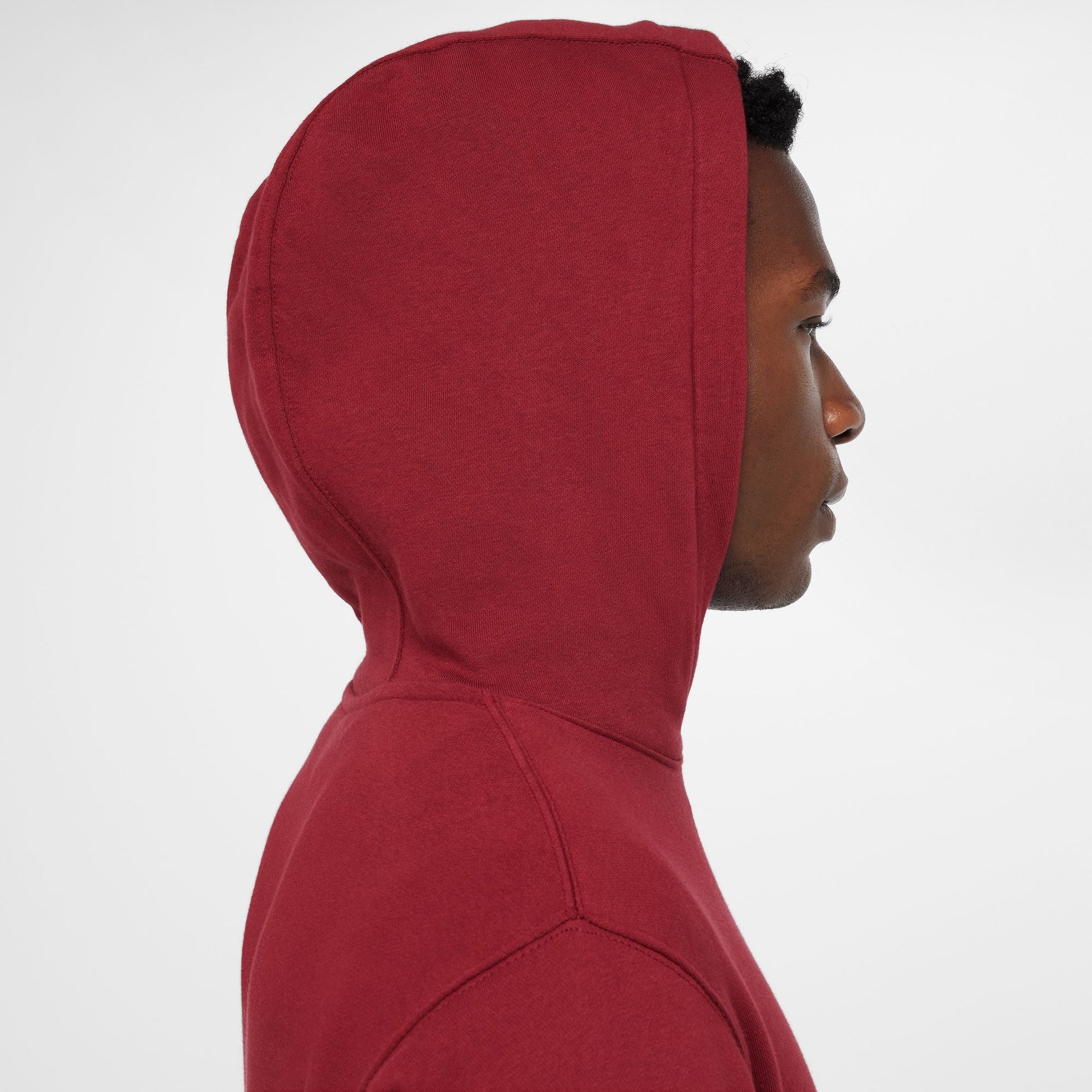 Nike Mens Club Tismen Hoodie - Team Red Denim Exchange