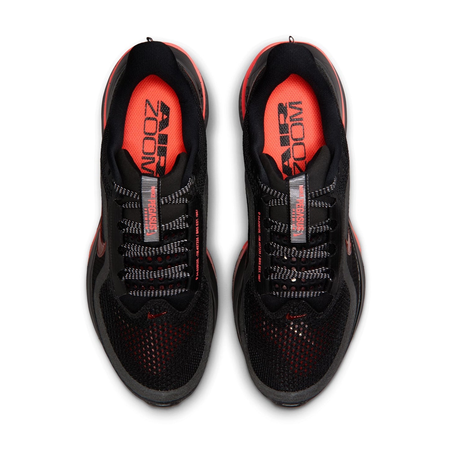 Nike Womens Pegasus Premium - Black/Hot Lava Denim Exchange