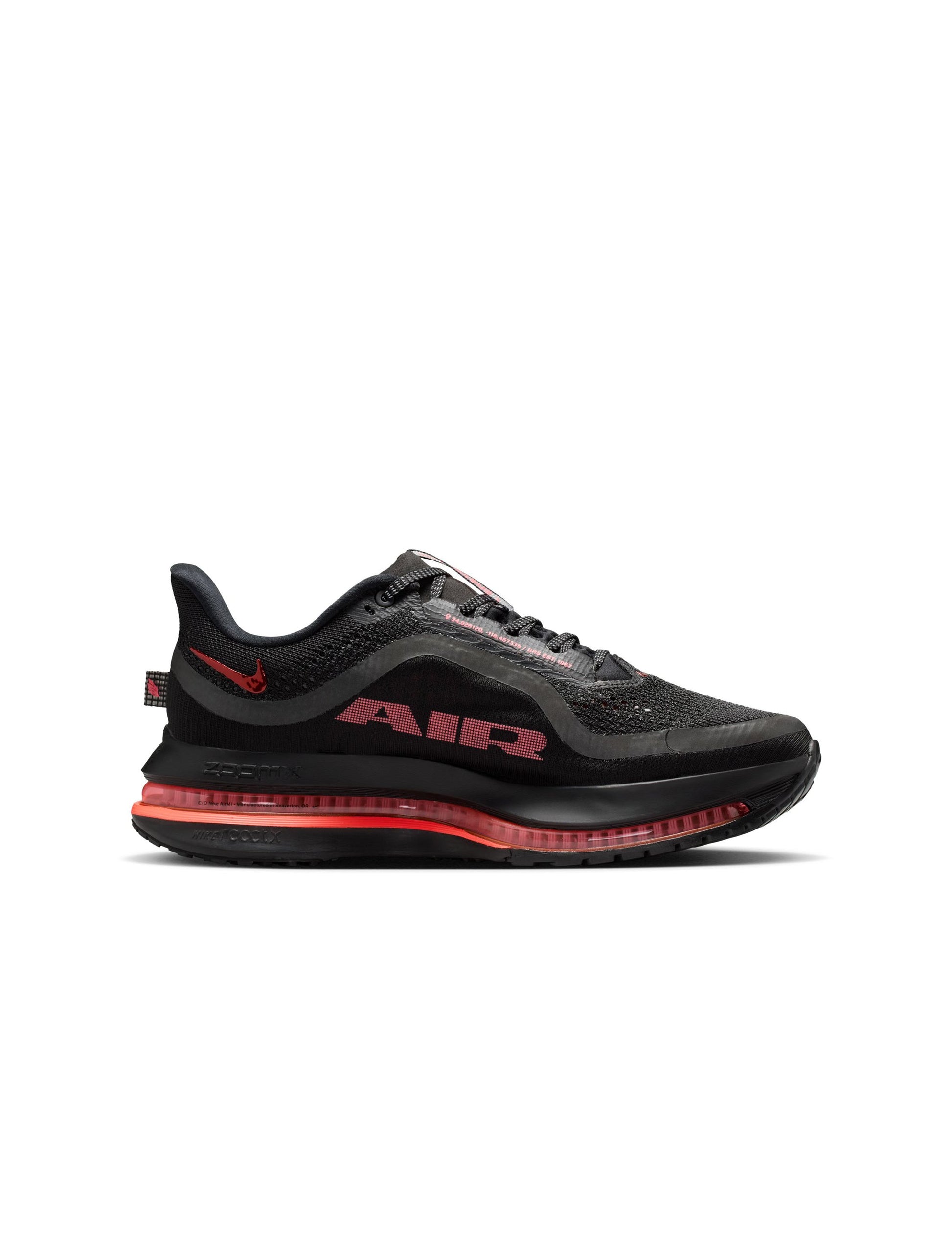 Nike Womens Pegasus Premium - Black/Hot Lava Denim Exchange