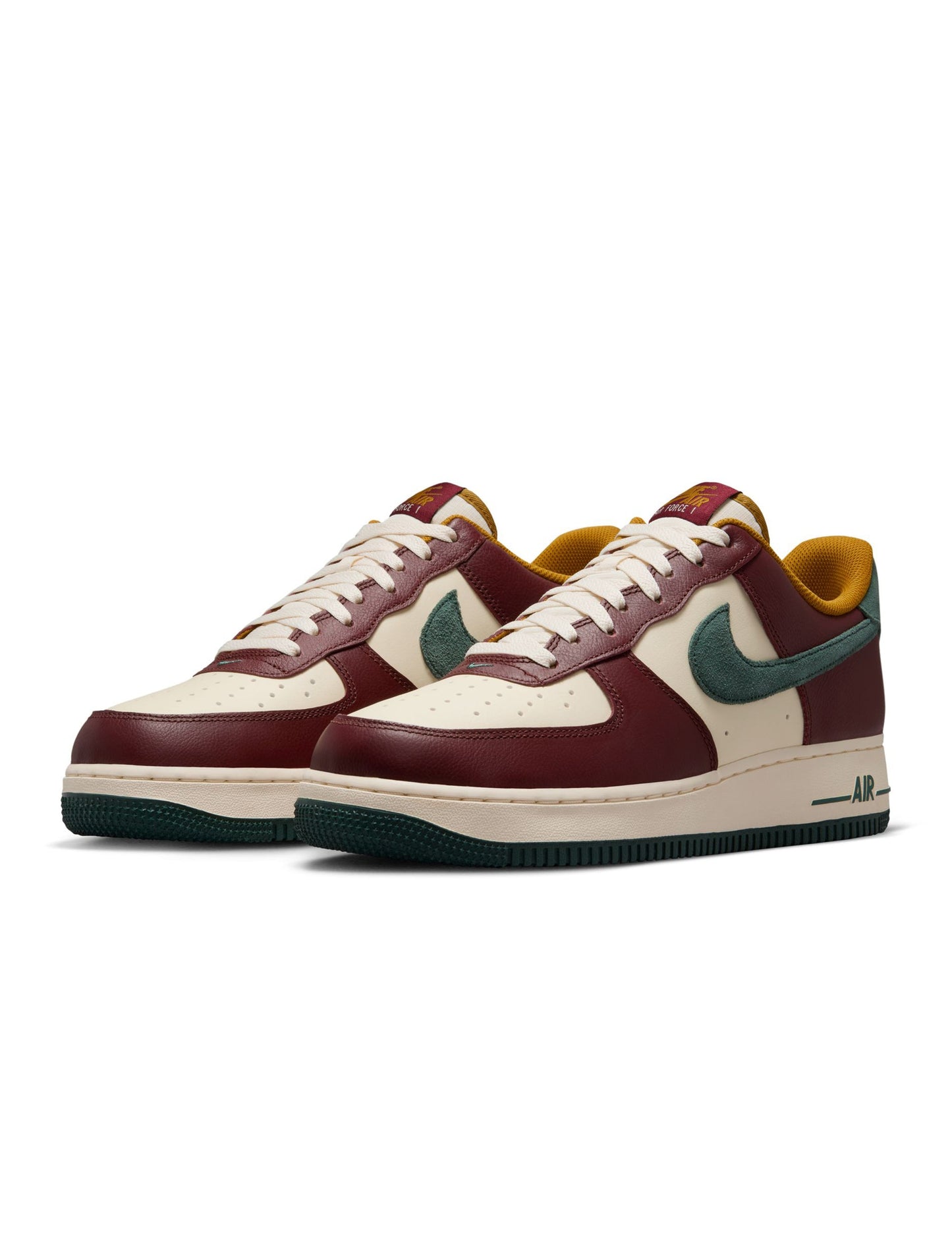 Nike Mens Air Force 1 Low - Team Red/Green Denim Exchange