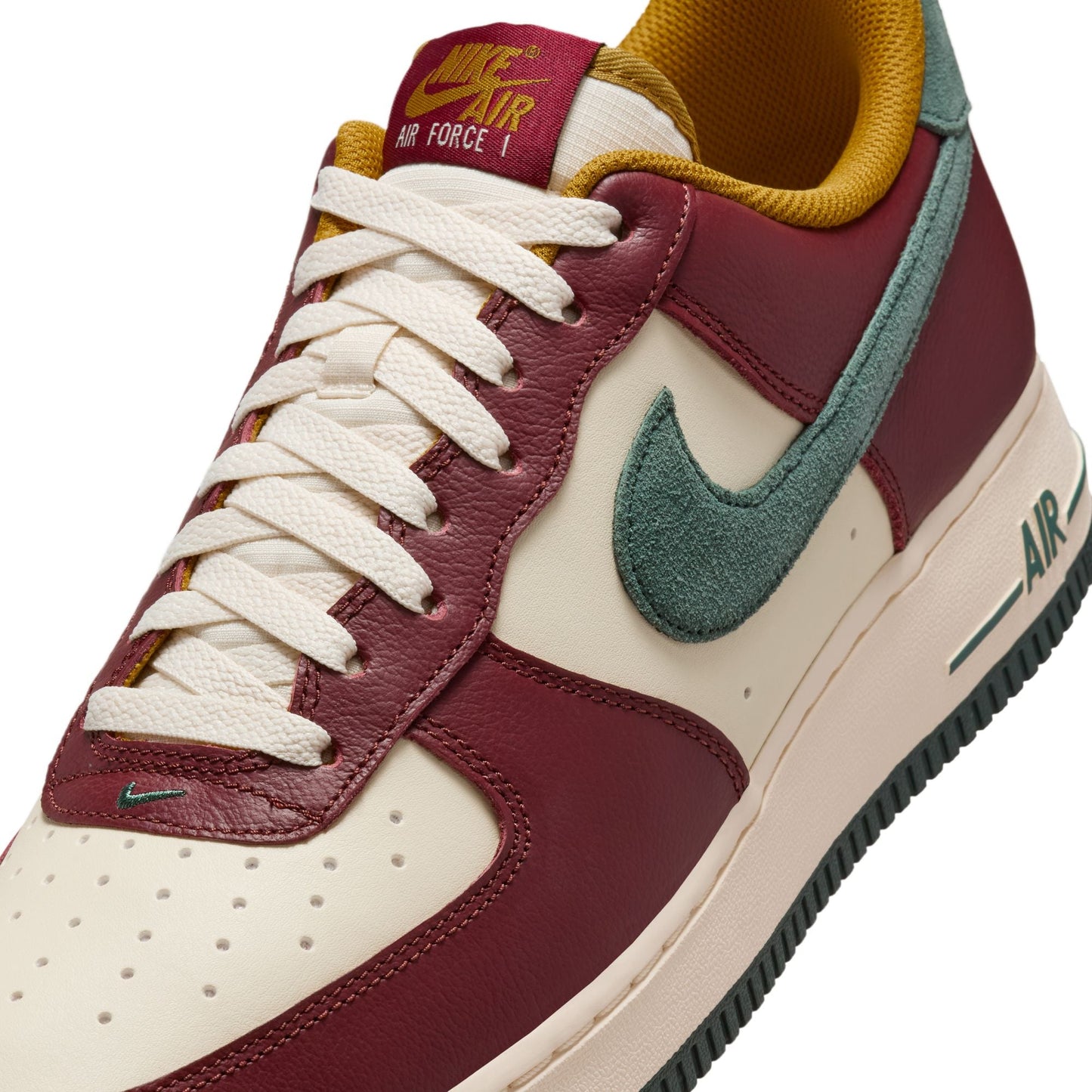 Nike Mens Air Force 1 Low - Team Red/Green Denim Exchange