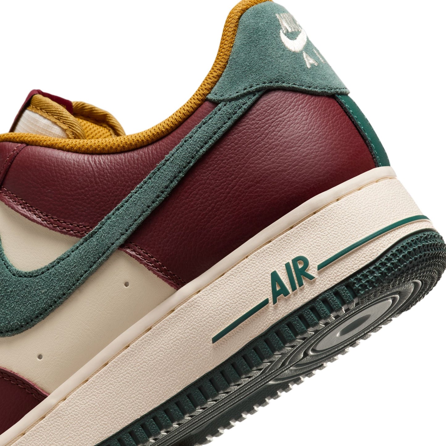 Nike Mens Air Force 1 Low - Team Red/Green Denim Exchange