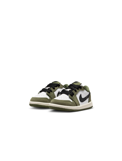 Air Jordan (TD) 1 Retro Low - Medium Olive Denim Exchange